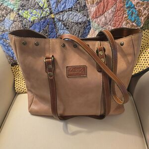 Patricia Nash Alessia Heritage Collection Leather Tote Bag